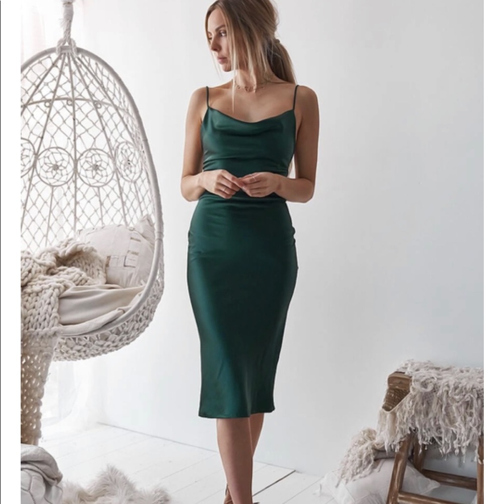 Silk Midi dress